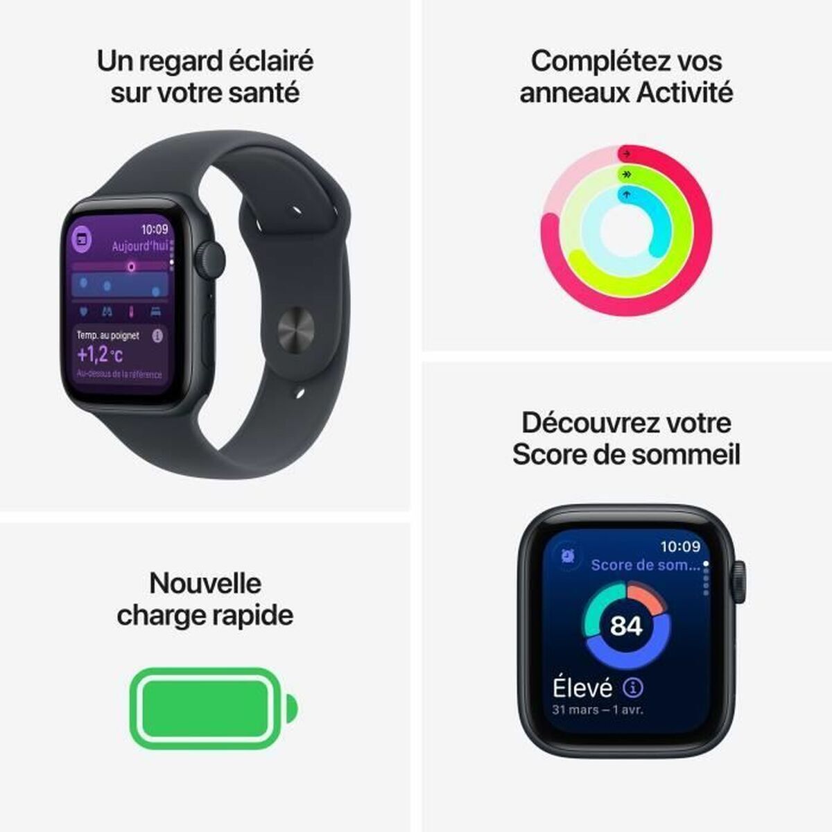 Smartwatch Apple MEPF4ZR/A White 1,78" Ø 44 mm