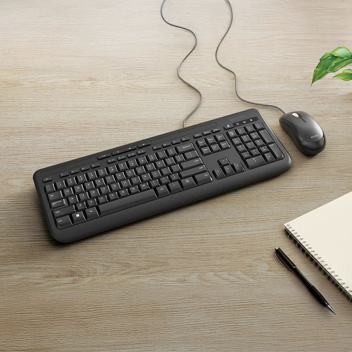 Keyboard and Mouse Incase APB-00008 Black German QWERTY