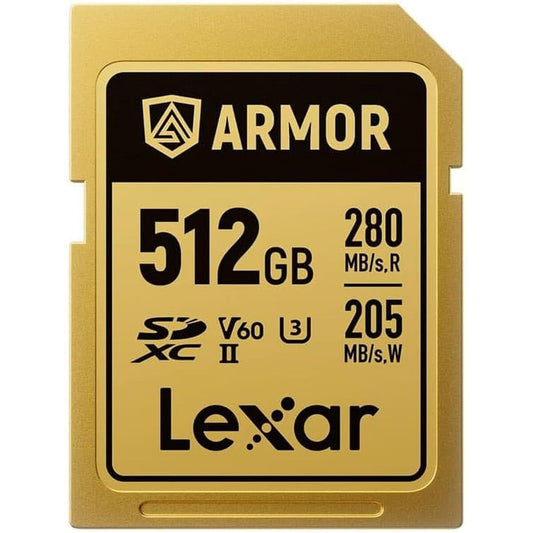 SDXC Memory Card Lexar Professional Armor Gold 512 GB