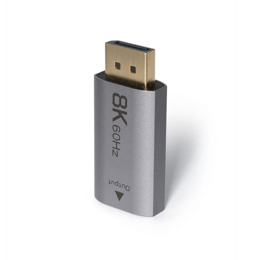 DisplayPort to HDMI Adapter LINDY 8K60 ACTIVE Grey