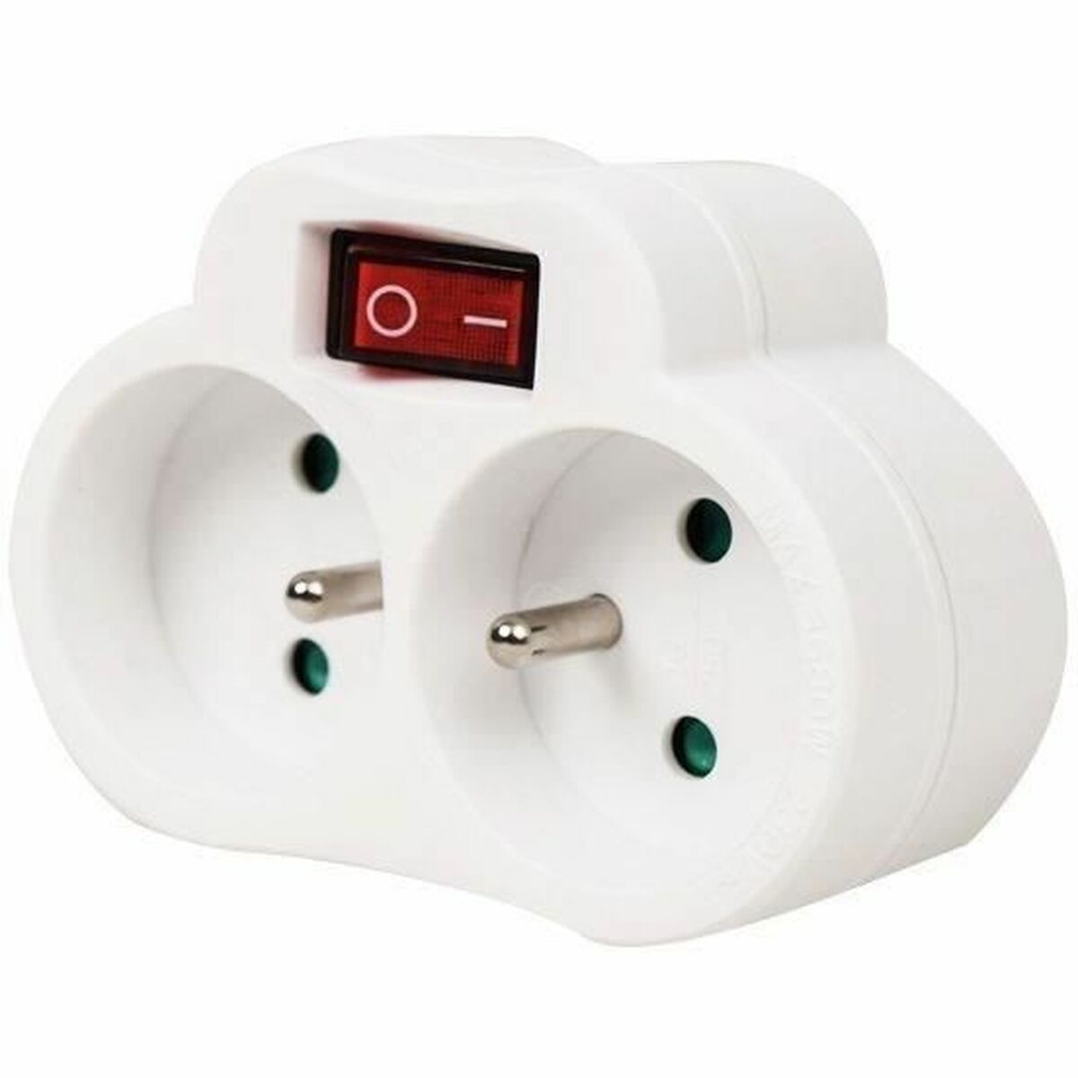 2-socket plugboard with power switch GAO 3680 W