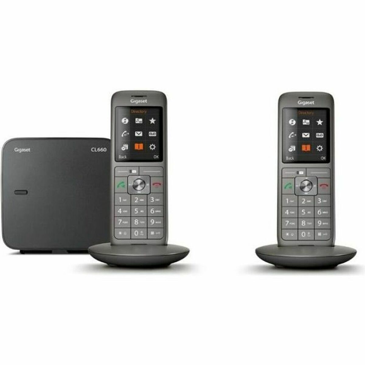 Wireless Phone Gigaset CL660 Duo Grey Anthracite