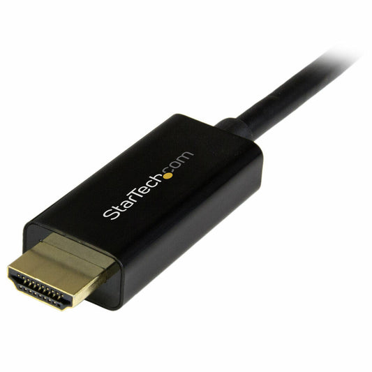 DisplayPort to HDMI Cable Startech DP2HDMM2MB (2 m) Black
