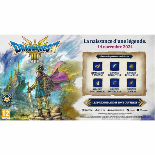 PlayStation 5 Video Game Square Enix Dragon Quest III Hd-2d Remake