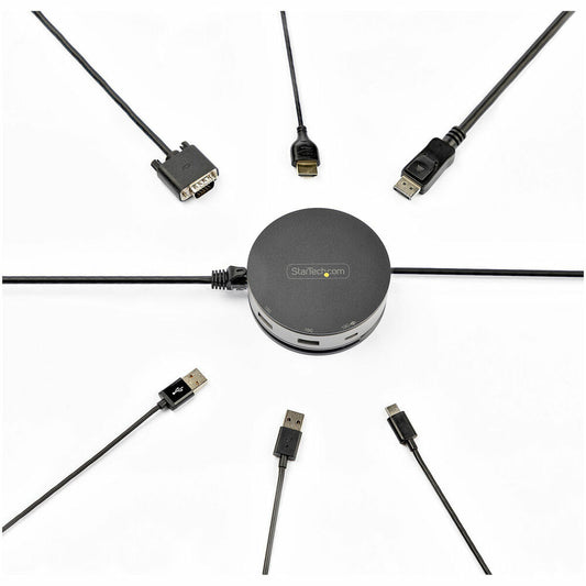 USB Hub Startech DKT31CHDVCM Black