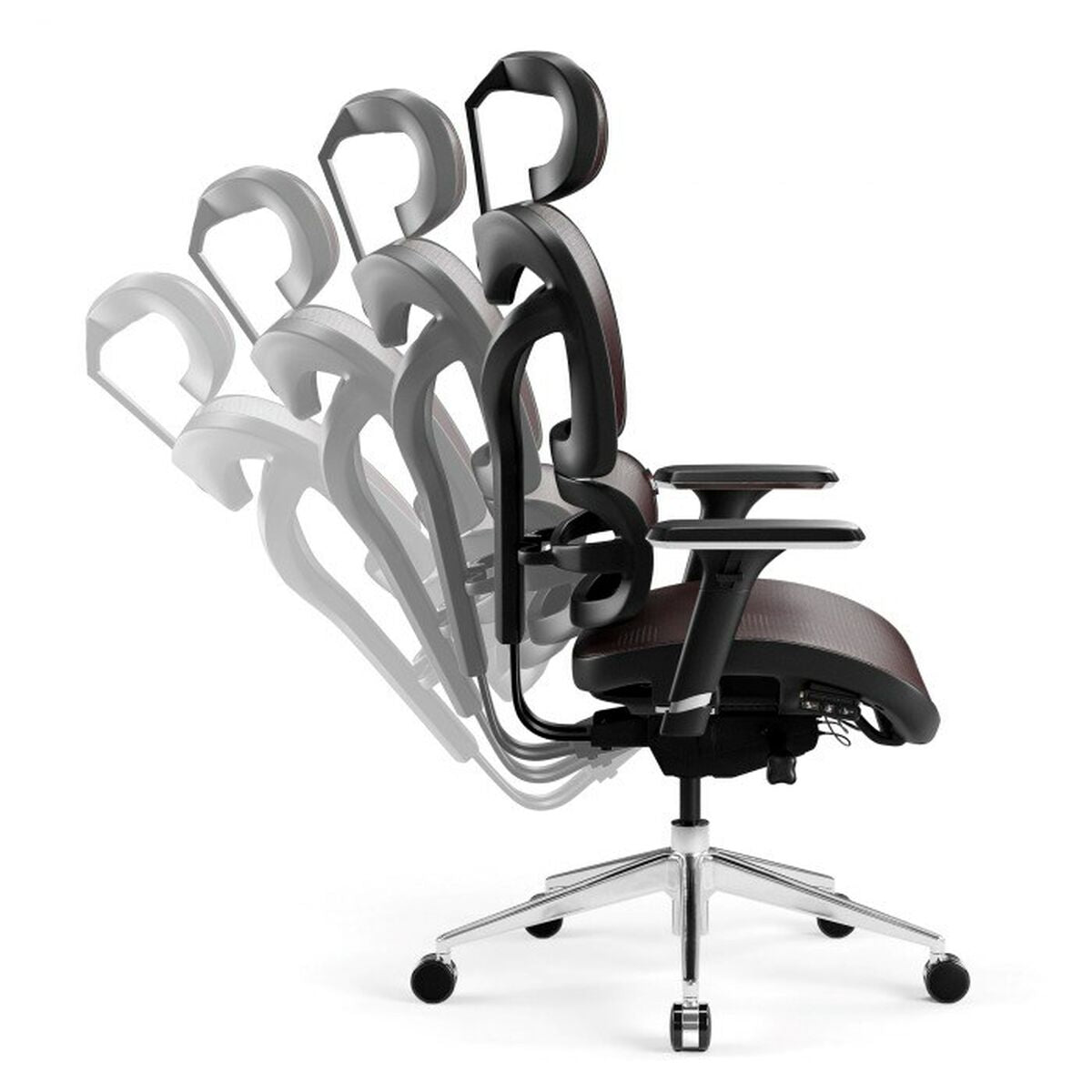 Gaming Chair Diablo Chairs V-COMMANDER Black Burgundy