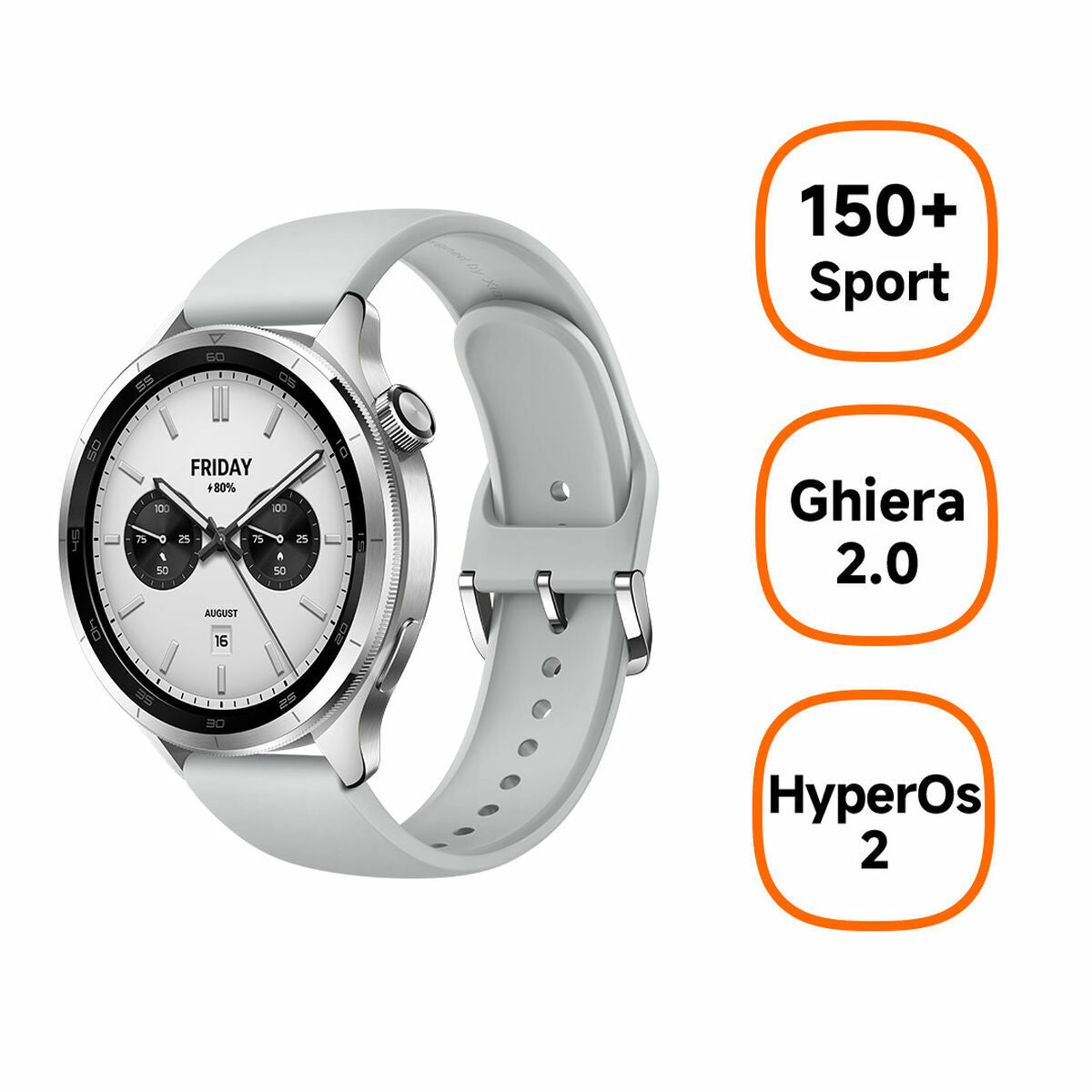 Smartwatch Xiaomi M2424W1 Silver 1,43"