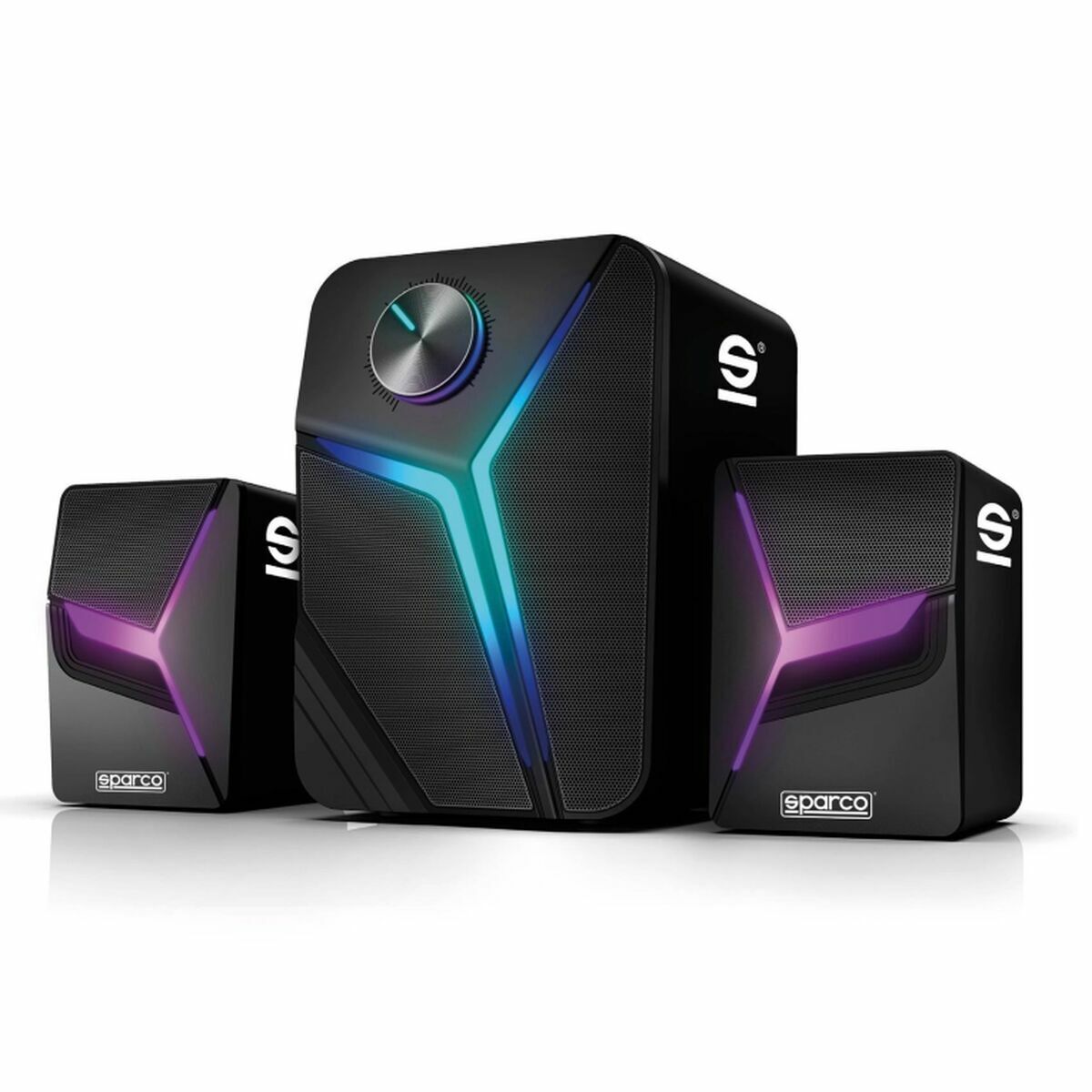 PC Speakers Sparco SPSPEAKERSPRO Black