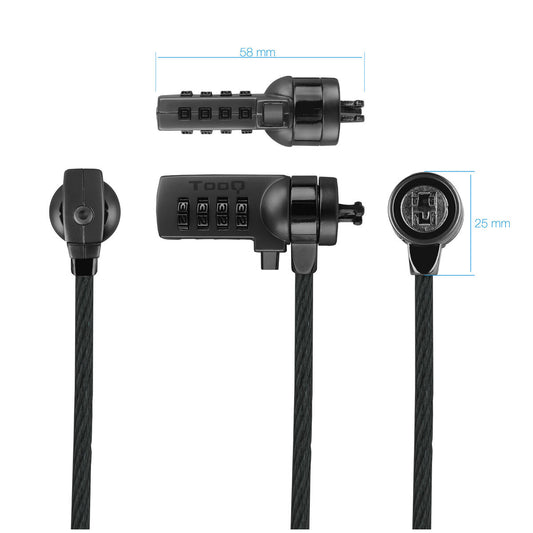 Security Cable NANOCABLE TQCLKC0015-G 1,5 m