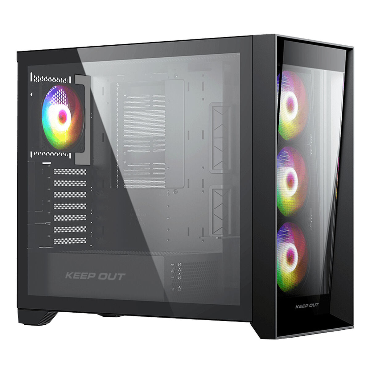 ATX Semi-tower Box KEEP OUT XC-911 PRO MASTER Black