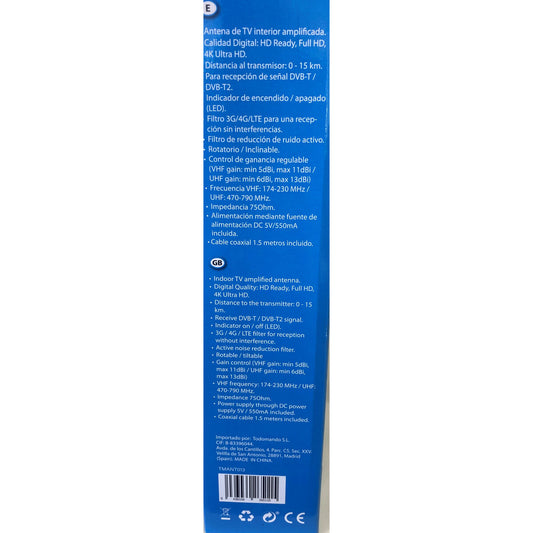 TV antenna TM Electron UHF, VHF
