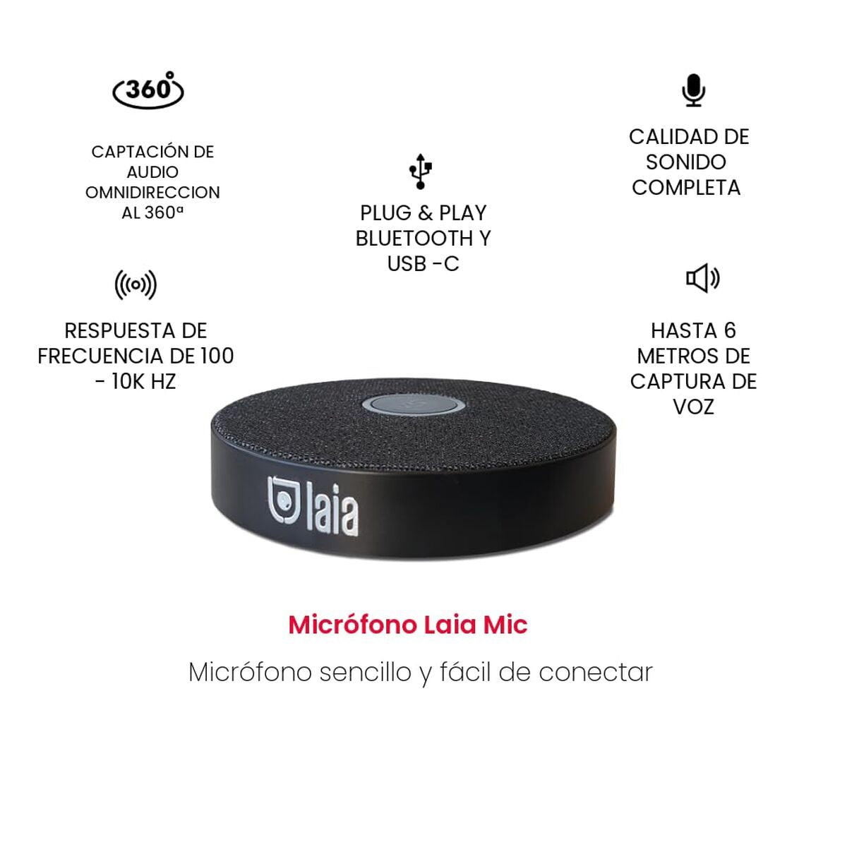 Microphone Laia BHM Black