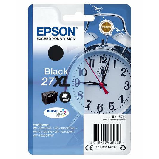 Original Ink Cartridge Epson WF-3000 7000 - Nº27XL Black (4 Units)