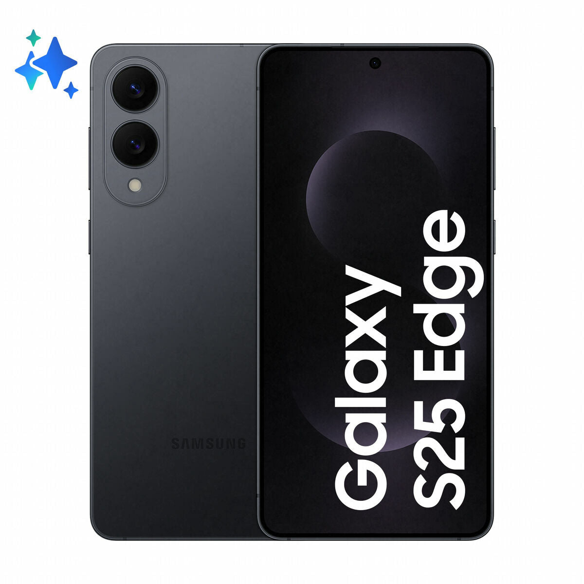 Smartphone Samsung GALAXY S25 EDGE 6,7" Qualcomm Snapdragon 8 Elite 12 GB RAM 512 GB Black