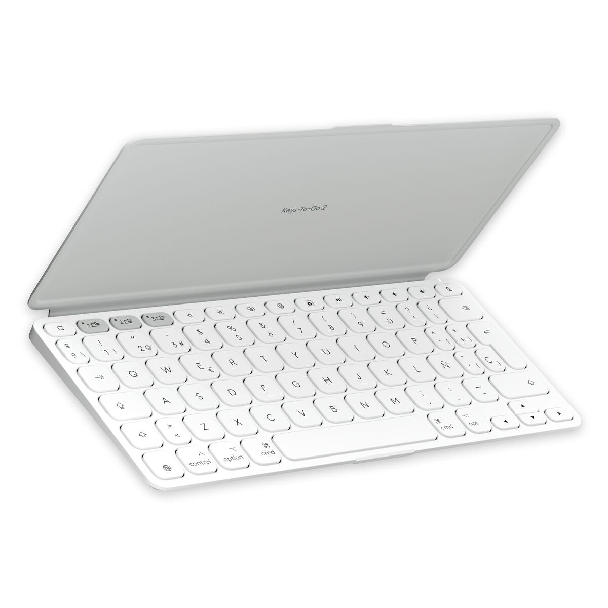Bluetooth Keyboard Logitech 920-013011 Spanish Qwerty Grey White/Grey