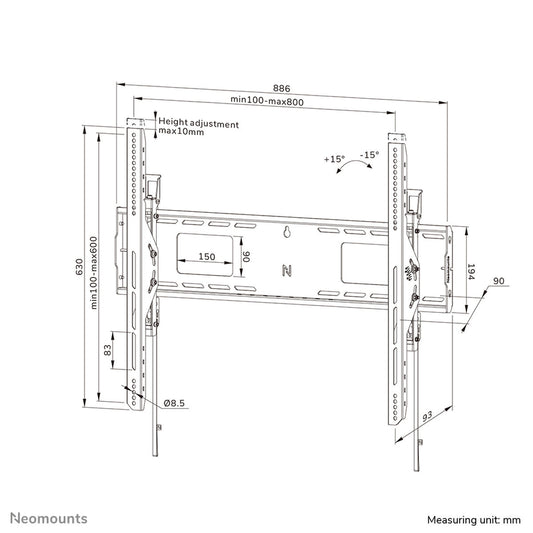 TV Mount Neomounts WL35-750BL18 43"