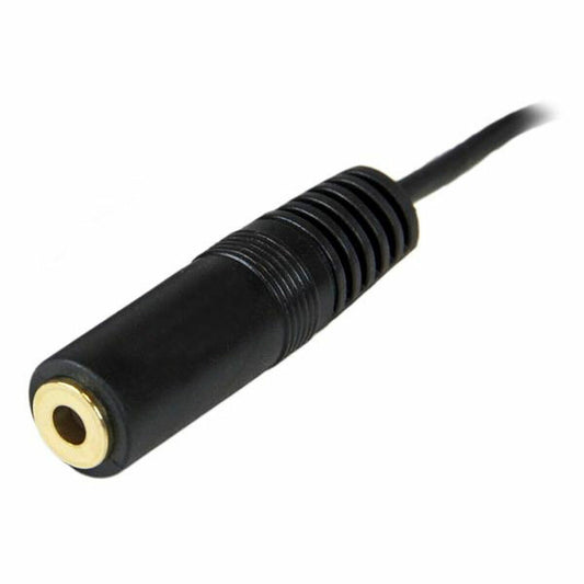 Jack Extension Cable (3.5 mm) Startech MU12MF 3,7 m Black