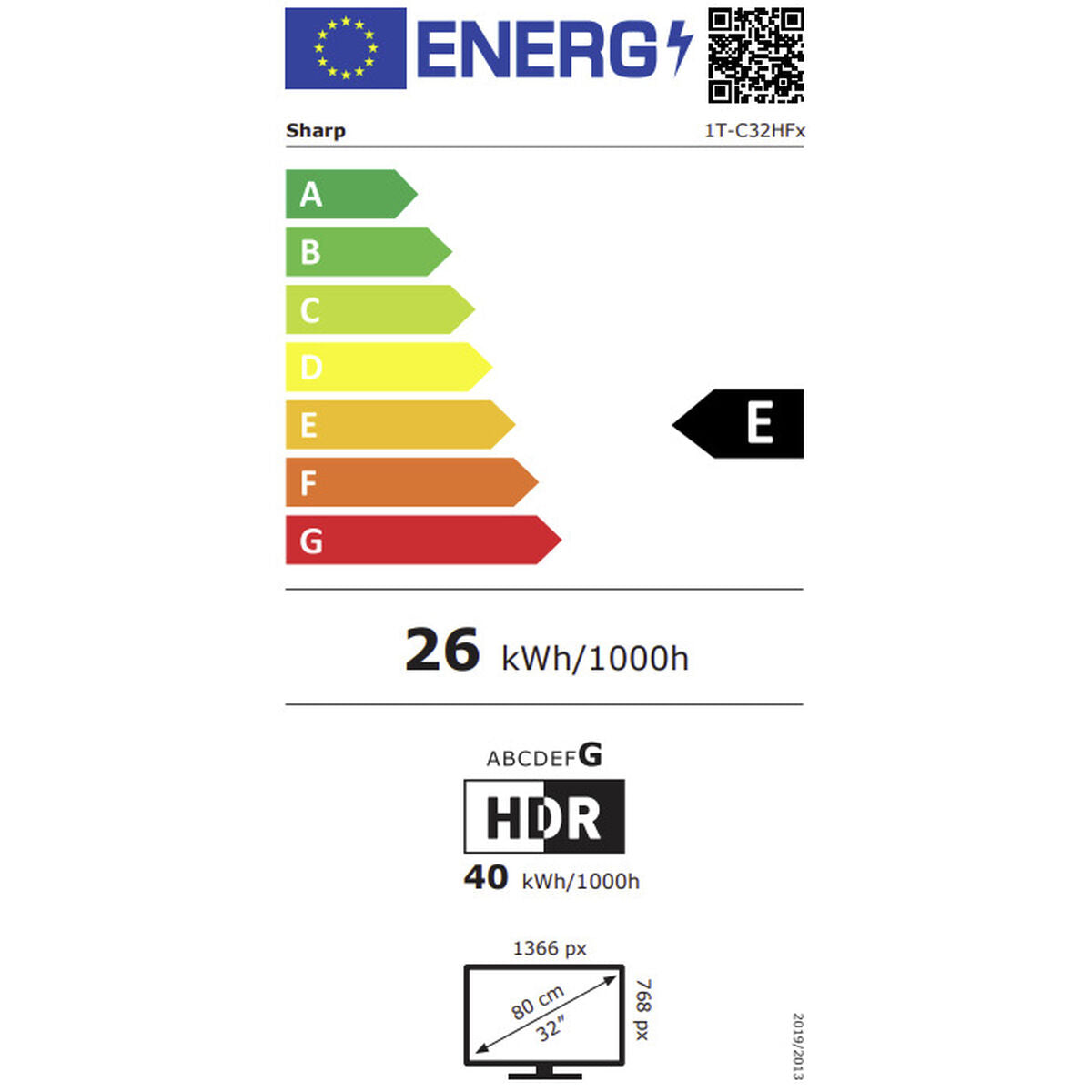 Smart TV Sharp 32HF2265EW 32" LED HD