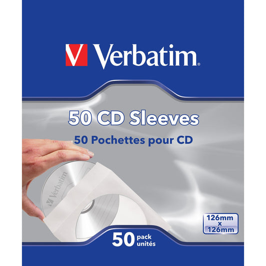 Hard drive case Verbatim Fundas de CD, paq 50