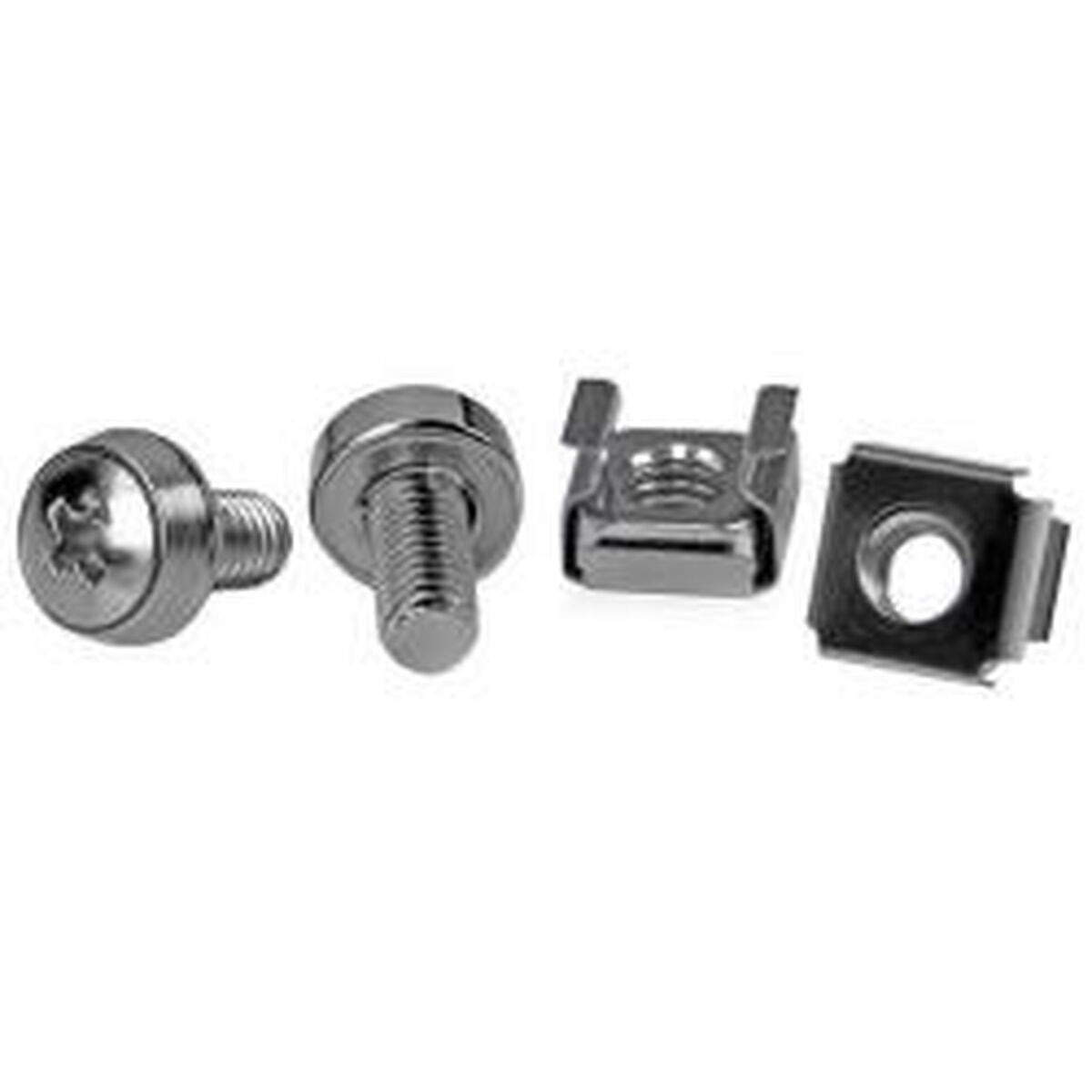 Holder Startech CABSCREWM6 Silver Stainless steel (50 Units)