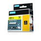 Laminated Tape Dymo Nylon Flexible IND Multicolour Black/Yellow
