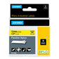 Laminated Tape Dymo Nylon Flexible IND Multicolour Black/Yellow