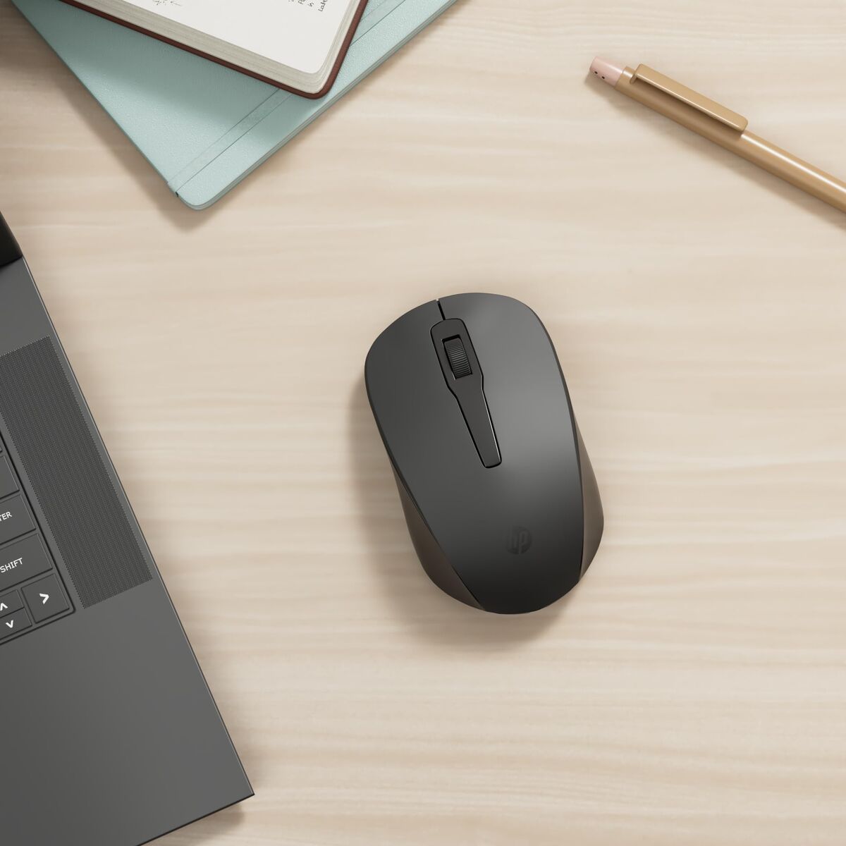 Optical mouse HP 240J6AA Black 1600 dpi