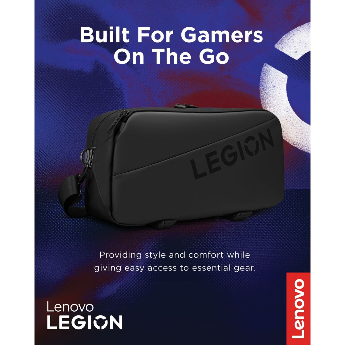 Multi-use Over the Shoulder Backpack Lenovo Legion Go Black