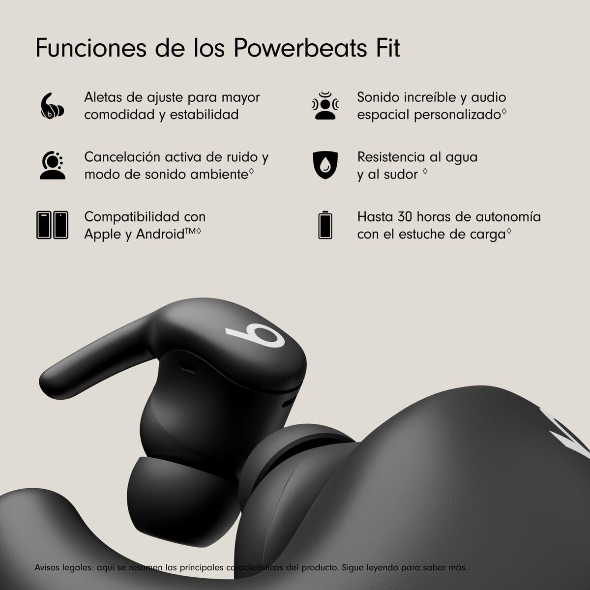 Headphones with Microphone Beats ME2J4ZM/A Black Jet Black