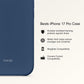 Mobile cover Beats iPhone 17 Pro Blue Cobalt blue Apple