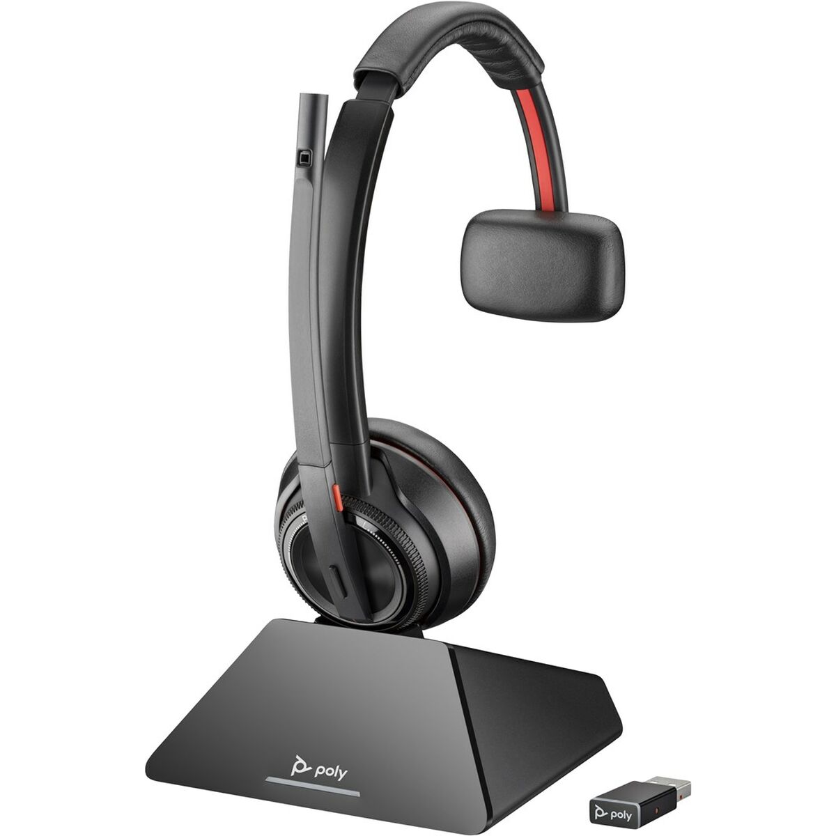 Headphones Poly 8D3J8AA#ABB Black