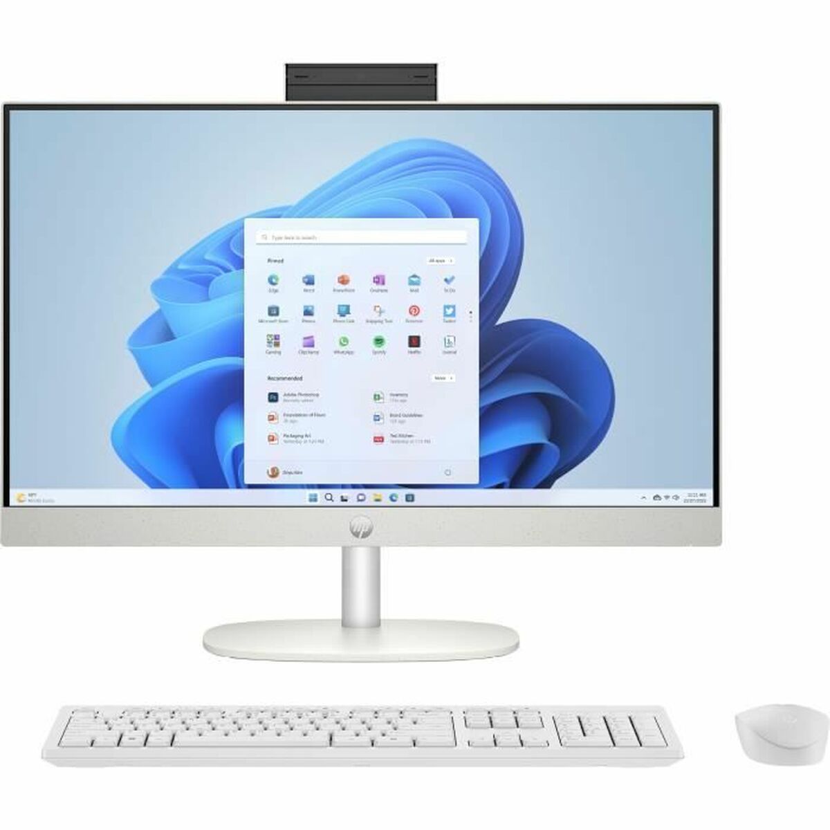 All in One HP 24-cr0081nf 16 GB RAM 23,8" AMD Ryzen 7 7730U 512 GB