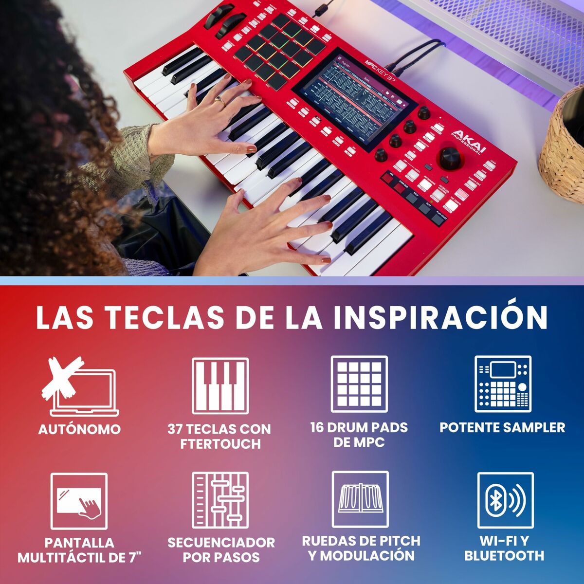Electric Piano Akai MPCKEY37XEUK