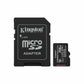 Micro SD Memory Card with Adaptor Kingston SDCS3/256GB