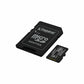 Micro SD Memory Card with Adaptor Kingston SDCS3/256GB