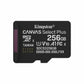 Micro SD Memory Card with Adaptor Kingston SDCS3/256GBSP 256 GB