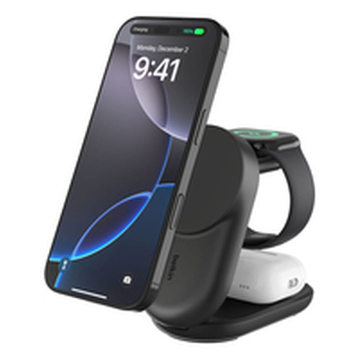 Cordless Charger Belkin WIZ037KQBK Black