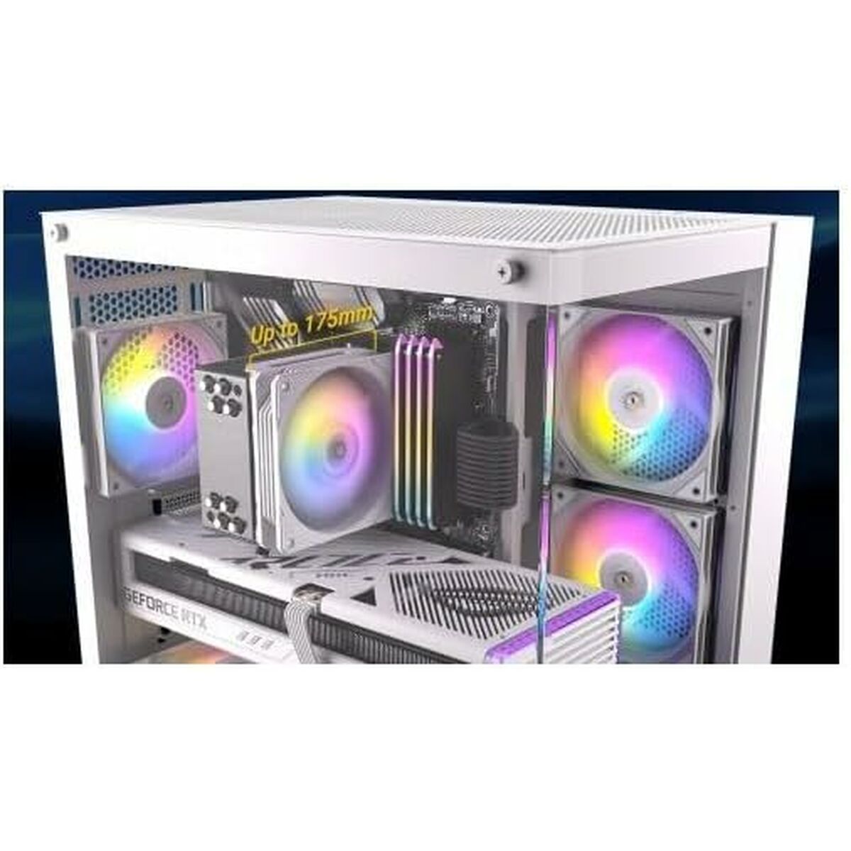 ATX Semi-tower Box Antec CX800 ARGB White