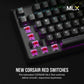 Keyboard Corsair CH-910971E-ES Black