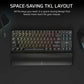 Wireless Keyboard Corsair CH-914901E-ES Black Spanish Qwerty