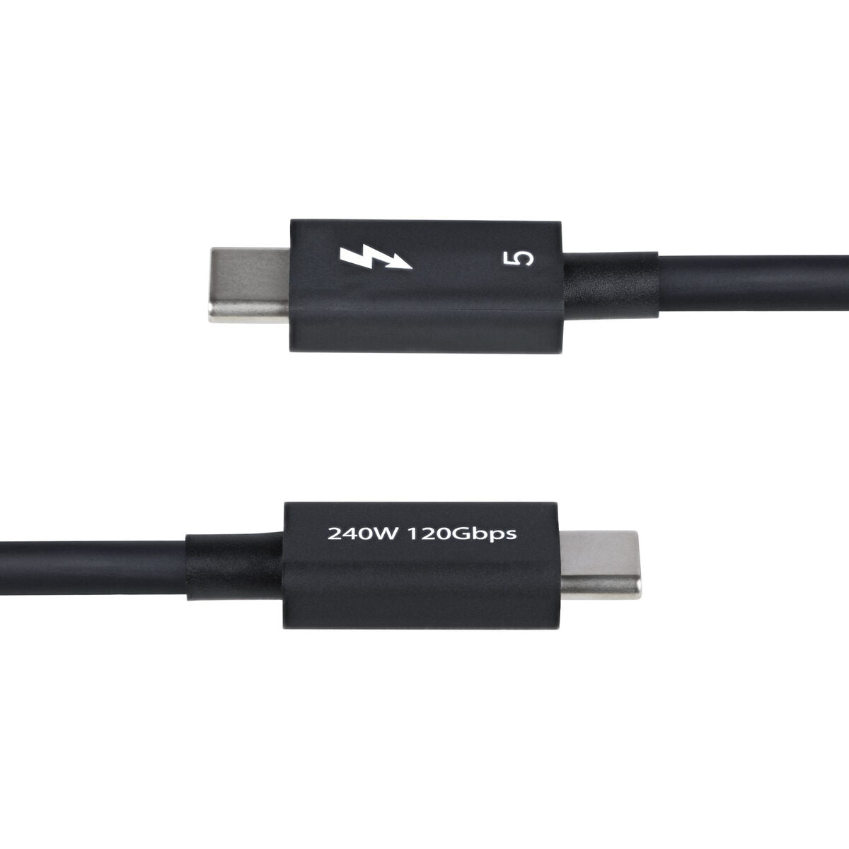 Power Cord Startech TBLT5MM50CM240W Black 50 cm