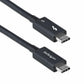 Power Cord Startech TBLT5MM80CM240W Black 80 cm