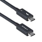 Power Cord Startech TBLT5MM50CM240W Black 50 cm