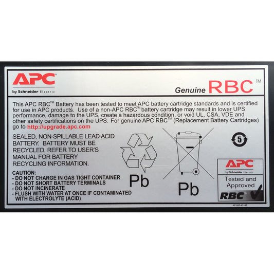 Battery for Uninterruptible Power Supply System UPS APC RBC59