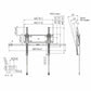 TV Mount Vogel's 7047100 55" 65" 75 Kg