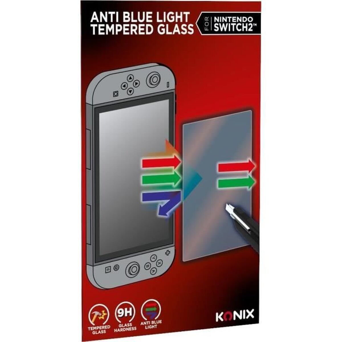 Screen shield for Nintendo Switch 2 KONIX