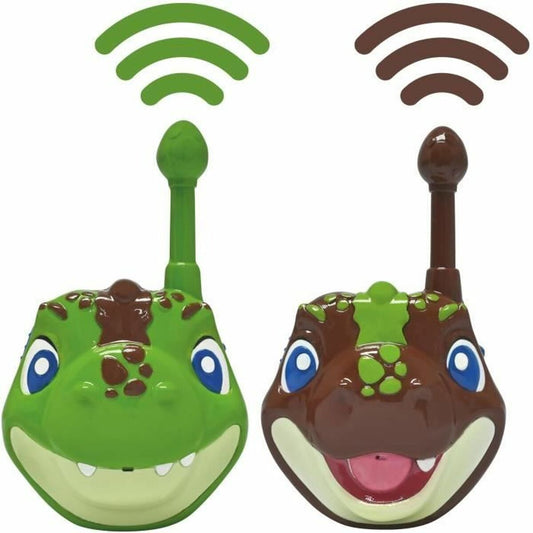 Walkie-Talkie Lexibook Walkie talkie de dinosaurios en 3D de 500 m