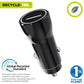 Car Charger Muvit Black 12 W