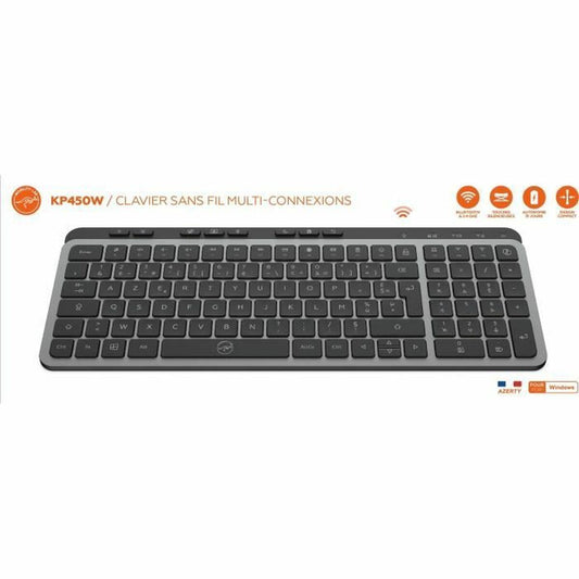 Keyboard Mobility Lab KP450W Compact Black Grey