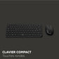 Keyboard and Mouse Mobility Lab CP420W Mini Black AZERTY